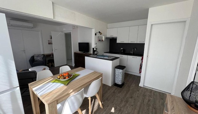 Appartement Climatisé T3 avec Piscine, Proche Plage et Commerces - Le Barcarès - FR-1-81-573