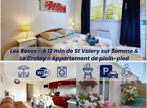 Appartement cosy-Baie de Somme plage & gare