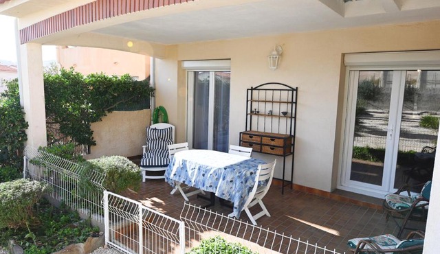 Appartement d'une chambre a Port Vendres a 300 m de la plage avec jardin clos et wifi