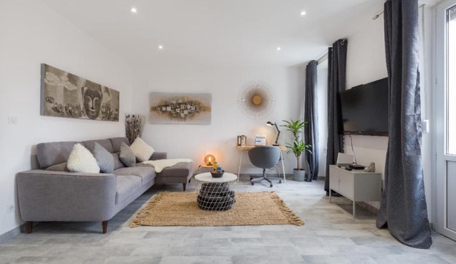 Appartement d'une chambre avec vue sur la ville balcon et wifi a Mulhouse