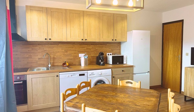 Appartement Dans Gîte AU Pied DES Pistes DE SKI DE LA Quillane