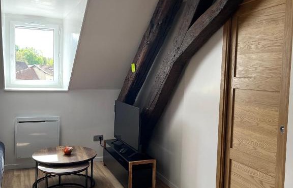 Appartement de la Fontaine à la Tour du Pin hyper centre parking privé