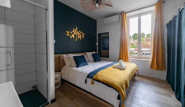 Appartement design et climatisé proche de la gare