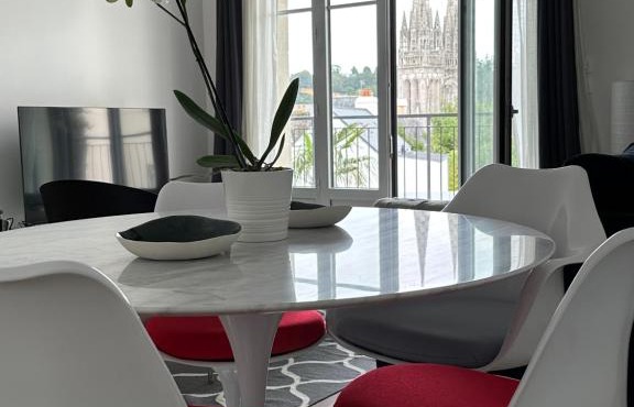Appartement Design X - Hyper Centre - Parking Privé - Terrasse Plein Sud Quimper