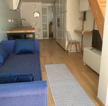 Appartement duplex chaleureux pour 4 pers comprenant 1 lit double et 2 lits simples