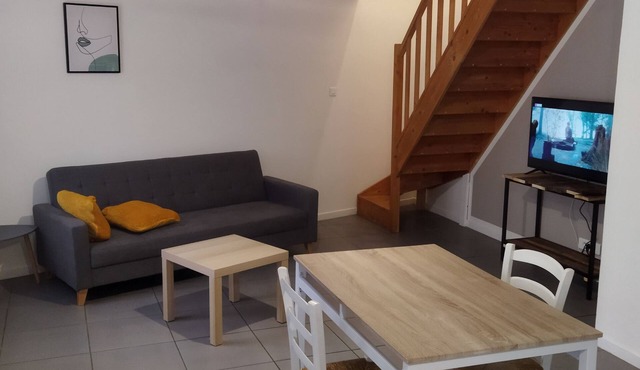 Appartement en Duplex, 2 Chambres, Avec Lave Linge