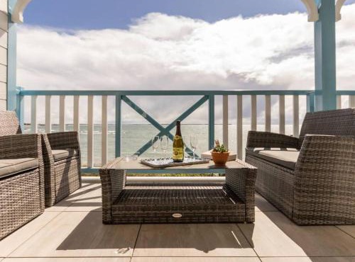 Appartement face à la plage avec loggia, cour, wifi et barbecue - Piriac-sur-Mer - FR-1-306-844