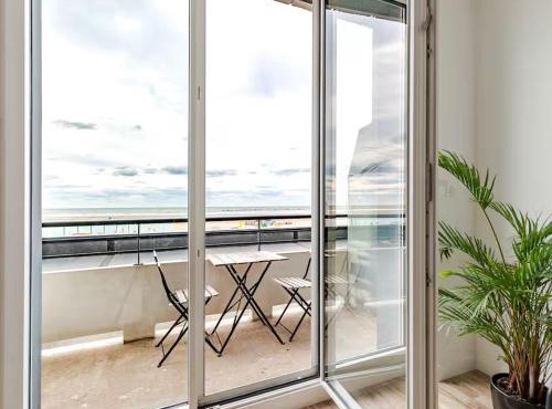Appartement face mer à Malo avec parking privé