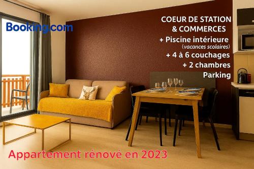 Appartement familial avec parking centre Valberg