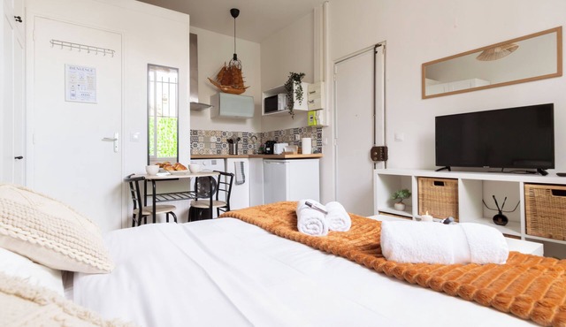 Appartement cosy proche de Paris - Wifi - Free Parking - Tv