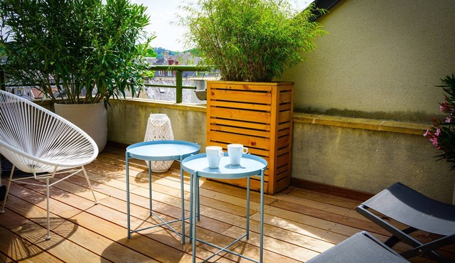 Appartement Epuré Climatisé Terrasse