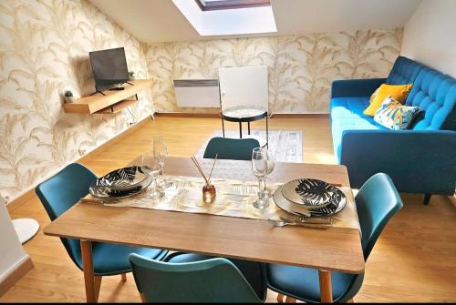 Appartement cosy avec bureau 35m2 au 2e étage