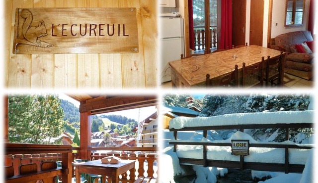 Appartement L'Ecureuil 8 pers -Prox pistes et centre village-