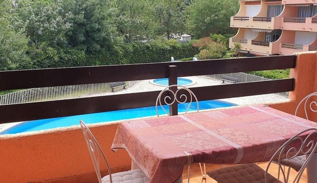 Appartement lumineux T2 avec piscine, loggia et parking, 4 couchages - Argelès-sur-Mer - FR-1-388-55