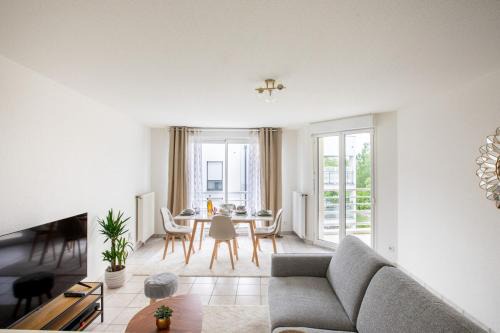 Appartement lumineux 3 frontières parking gratuit