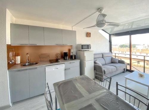 Appartement moderne au Grau-du-Roi de 32 m² avec piscine partagée