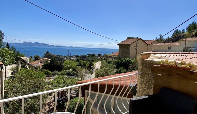 Appartement Nadia, Balcon vue mer