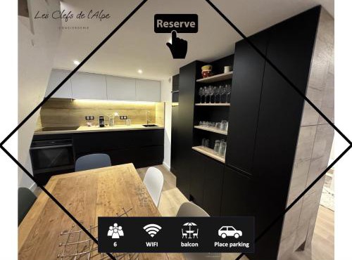 Appartement premium entièrement rénové - 100m Alpe express - Retour ski aux pieds