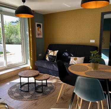 Appartement Proche Hôpital, Jardin privatif