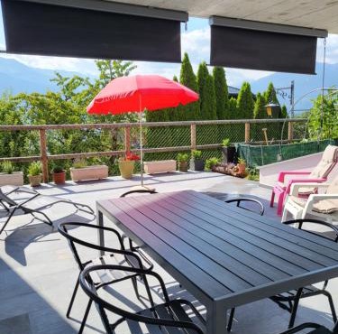 Appartement Randogne avec grande terrasse