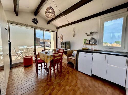 Appartement studio cabine 4 couchages ST CYPRIEN PLAGE SC380-F274