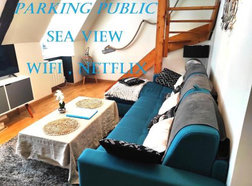 Appartement Saint Malo vue sur mer, parking vélo privé , Ferry, plage et commerces à 50 m
