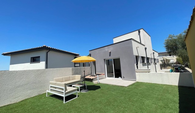 Appartement Souplex Jardin à 15 Minutes des Plages du Cap Dagde