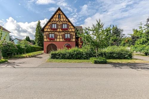 Appartement spacieux à Epfig avec vue sur le jardin