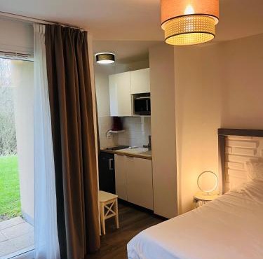 Appartement standing avec terrasse près de Honfleur parking et piscine