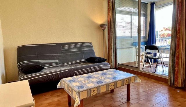 Appartement Studio/Cabine 4 pers, Proche Plage, Garage Privé - Argelès-sur-Mer - FR-1-225-17