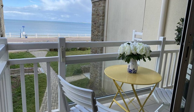 Appartement T3 Avec Wifi Front de mer Pour 4 Personnes, 2 Chambres