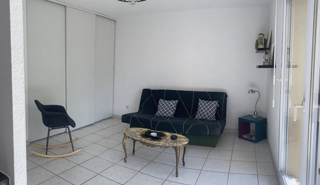 Appartement T1 Avec Grande Terrasse et Piscine !
