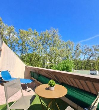 Appartement T1 cosy- terrasse - parking gratuit