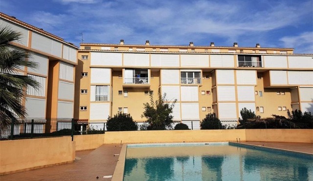 Appartement T2 à Argelès-sur-Mer - Proche plage, parking privé, loggia sud, 4 couchages - FR-1-388-4