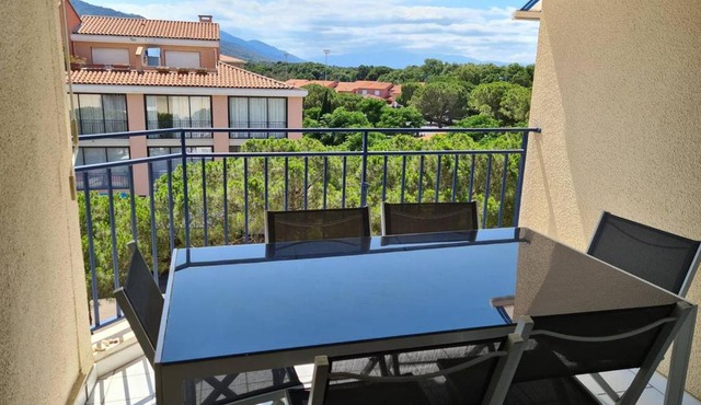 Appartement T2 cabine climatisé avec parking à Argelès-sur-Mer - FR-1-388-189