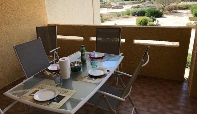 Appartement T2 Cabine 6 pers en bord de mer, parking privé, proche commerces et plage - Leucate - FR-1-81-49