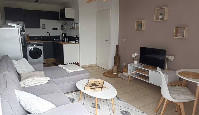 Appartement T2 Calme et Lumineux Avec Balcon à 10mn de la Citadelle de Blaye