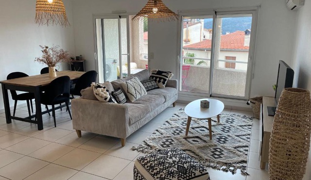 Appartement T3 climatisé,balcon, classé 3 étoiles