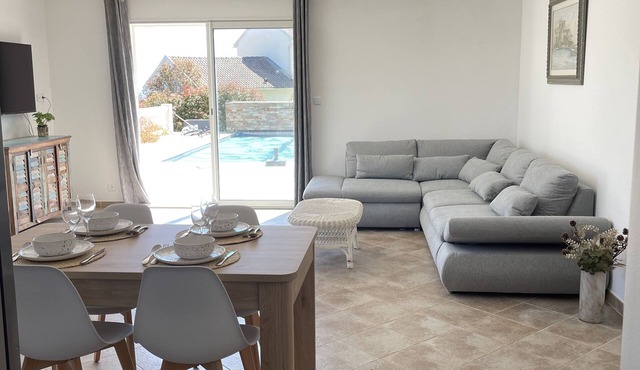 Appartement T3 en RDC de Villa