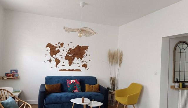 Appartement T3 Refait à Neuf Calme et Centrale, Parking Privé, 5min de la Gare