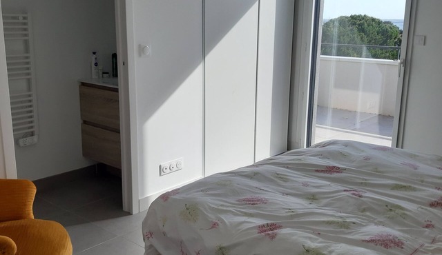 Appartement + Terrasse de 140m² vue Étang de Thau; 15mn des Thermes de Balaruc