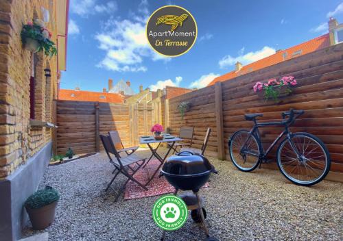 Appartement - Terrasse privée, animaux acceptés, parking gratuit, accueil vélo