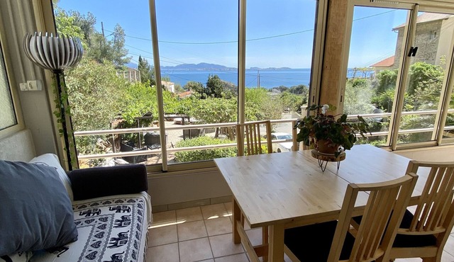 Appartement Tigueda, Véranda, vue mer