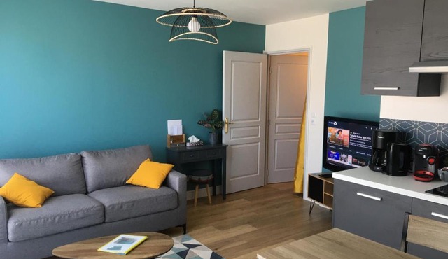 Appartement tout équipé avec piscine proche Stade OL et EUREXPO