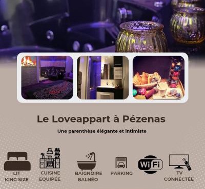 Appartement tout confort avec balnéo et lit king size