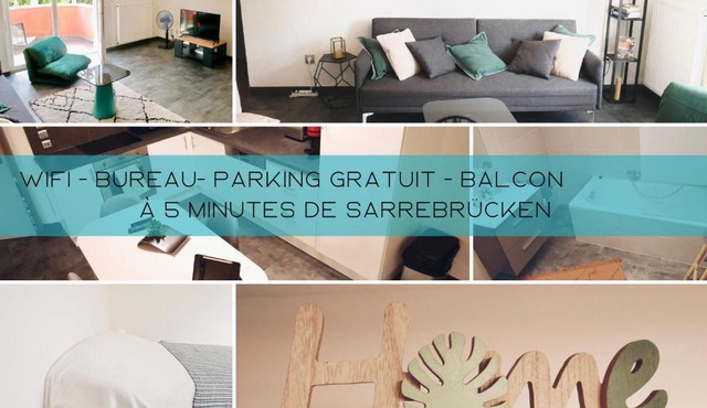 Appartement unique sur Stiring Wendel avec Balcon