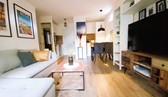 Appartment (2 rooms/4 persons) with terrasse and swimminpool