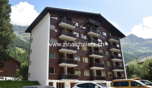 Appartment in a building in Zinal - 1 bedroom with 1 double bed with shower and WC - 1 bedroom with