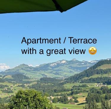 Appenzellerland, 2 Zimmer Ferienwohnung mit Aussicht