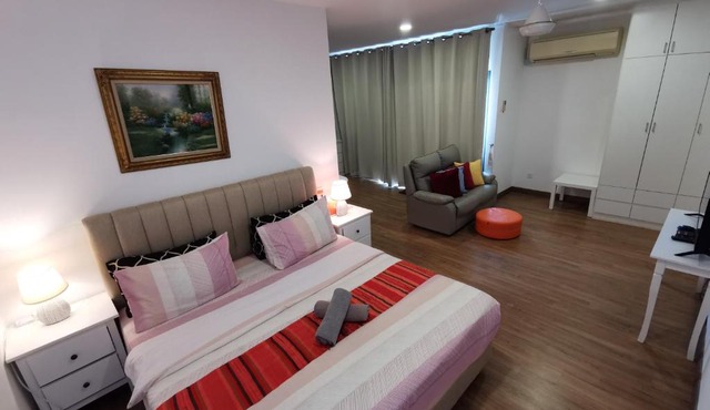 Apple 4@Menara Simfoni/King Bed/Wifi/Netflix/TVBOX